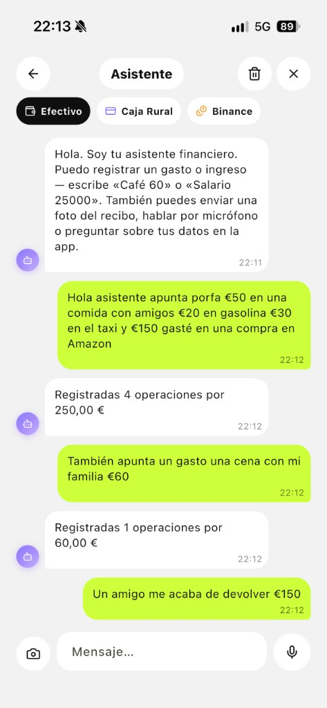 Monedero AI assistant